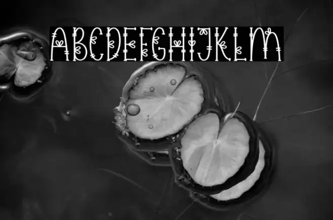 Flower Symbol Font examples