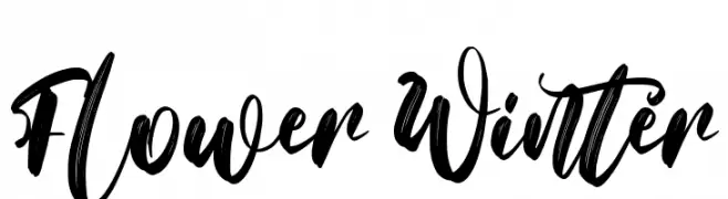 Flower Winter  Frei Schriftart Herunterladen