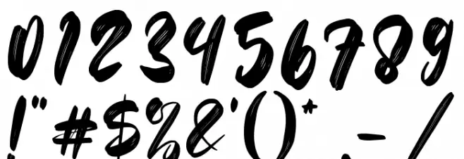 Flower Winter Font OTHER CHARS