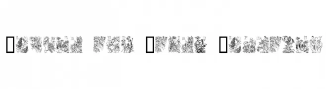 Flower and Fairy Alphabet  フリーフォントのダウンロード
