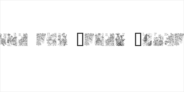 Flower and Fairy Alphabet Logo