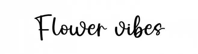 Flower vibes Polices