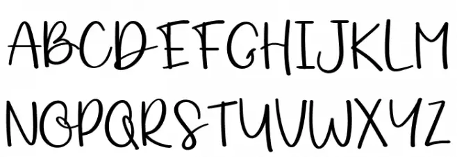 Flower vibes Polices MAJUSCULES