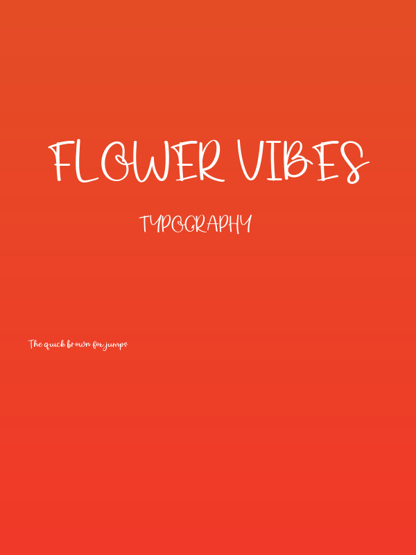 Flower vibes Poster