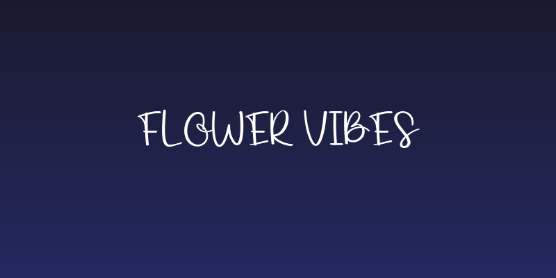Flower vibes Social Header