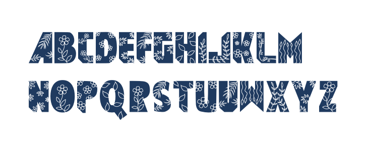 FlowerGarden Lowercase