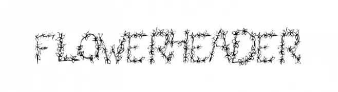 FlowerHeader  免费字体下载