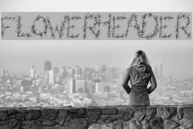 FlowerHeader Font examples