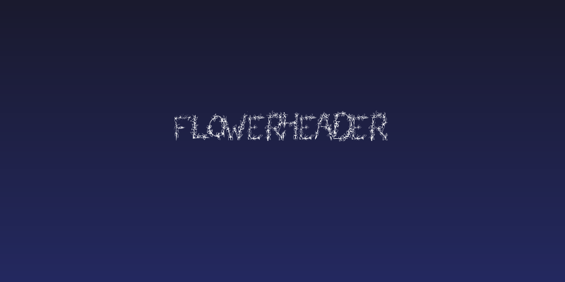 FlowerHeader Social Header