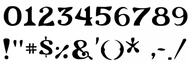 FlowerPower Font OTHER CHARS