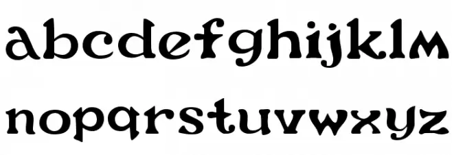 FlowerPower Font LOWERCASE