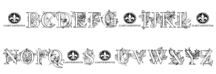 FlowerProDemo Regular Font LOWERCASE