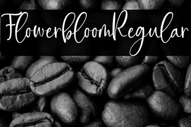 FlowerbloomRegular Font examples
