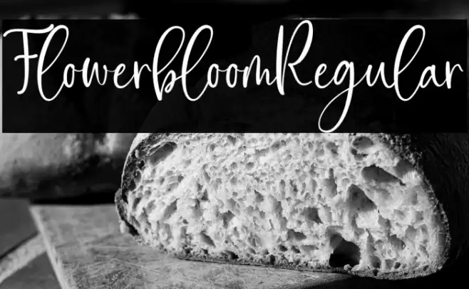 FlowerbloomRegular Font examples