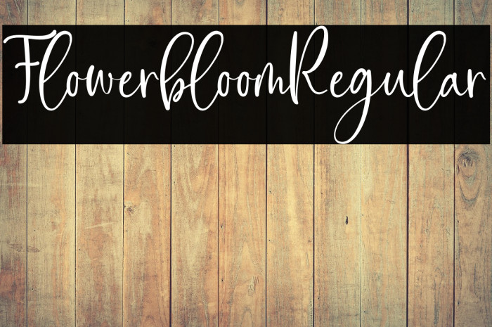 FlowerbloomRegular Example 3