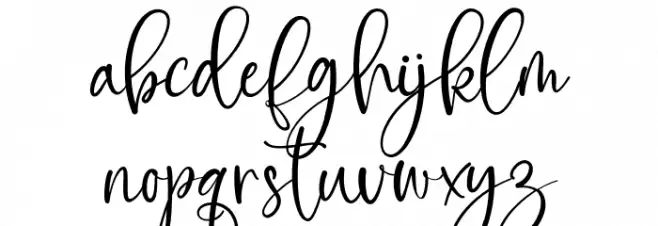 FlowerbloomRegular خط أحرف صغيرة