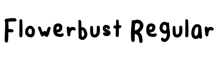 Flowerbust Regular  font caratteri gratis
