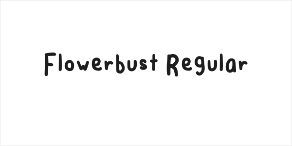 Flowerbust Regular Logo