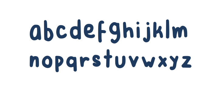 Flowerbust Regular Lowercase