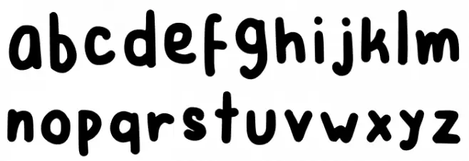 Flowerbust Regular Polices MINUSCULES