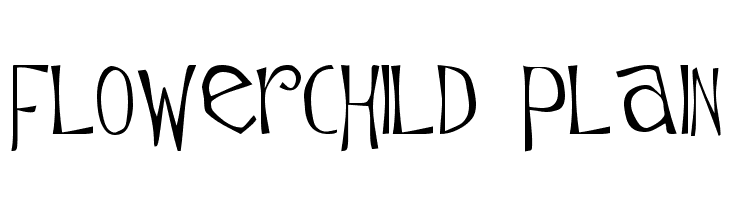 Flowerchild Plain  フリーフォントのダウンロード