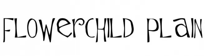 Flowerchild Plain  Frei Schriftart Herunterladen