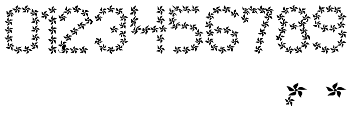 Flowered St Font OTHER CHARS