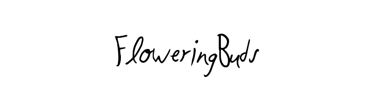 FloweringBuds  baixar fontes gratis