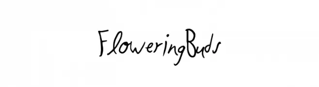 FloweringBuds  Frei Schriftart Herunterladen