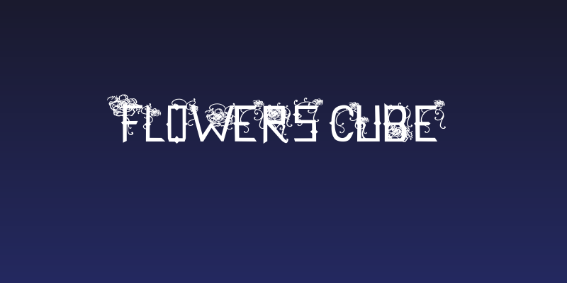 Flowers Cube Social Header
