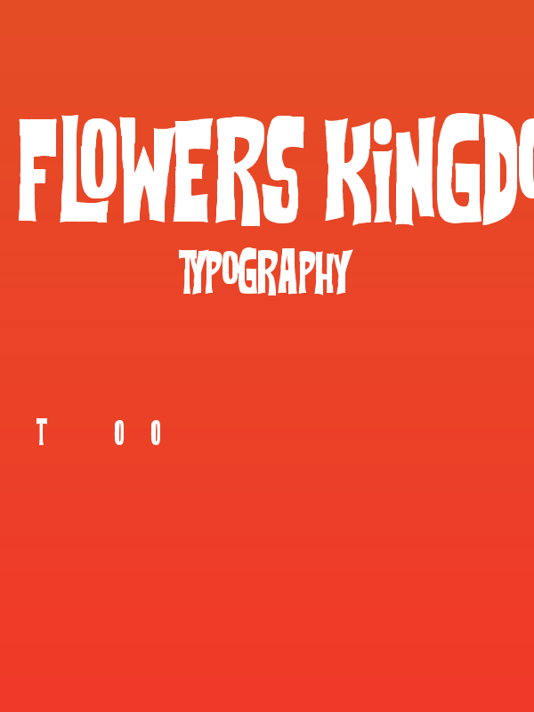 Flowers Kingdom Poster