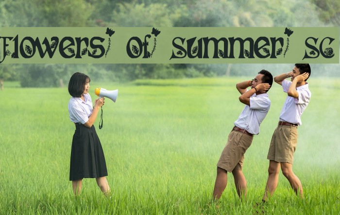 Flowers of Summer SC Example 1