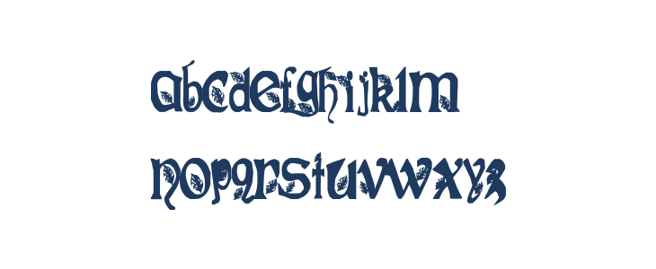 Flowers of Summer SC Lowercase