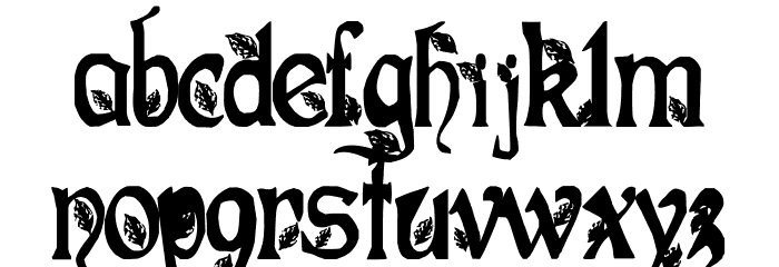 Flowers of Summer Font LOWERCASE