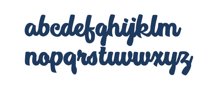 Flowers of summer Personal Use  Lowercase