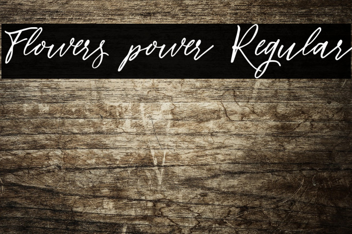 Flowers power Regular Example 1