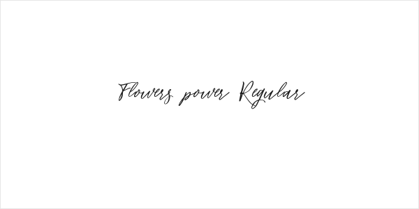 Flowers power Regular Logo