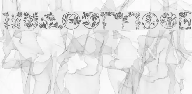 Flowers3 Font examples