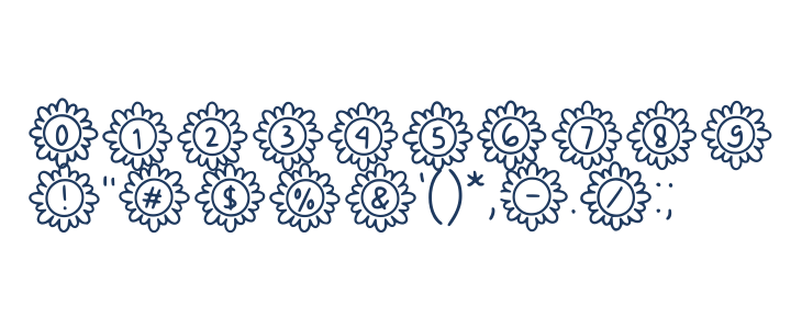 Flowery Regular Other Characters