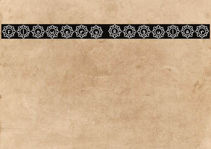 Flowery Regular Example 1