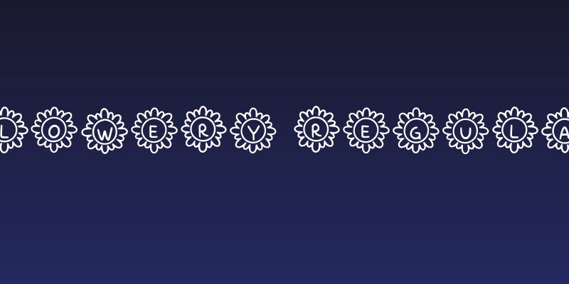 Flowery Regular Social Header