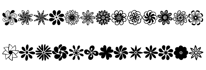 Flowery Font OTHER CHARS