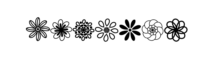 Flowery  font caratteri gratis