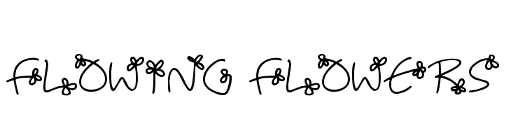 Flowing Flowers  免费字体下载
