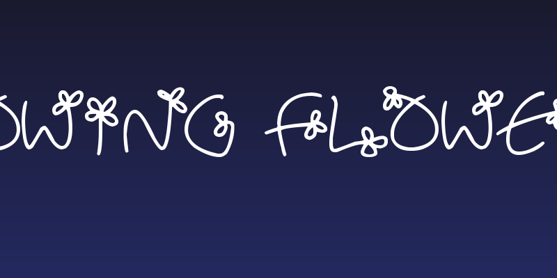 Flowing Flowers Social Header