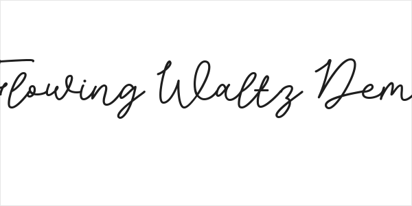 Flowing Waltz Demo Logo