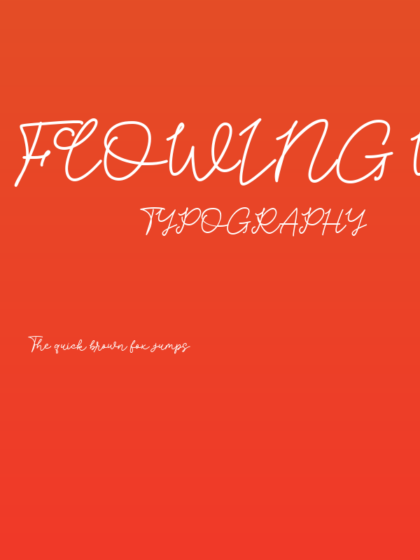 Flowing Waltz Demo Poster