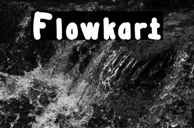 Flowkart Font examples