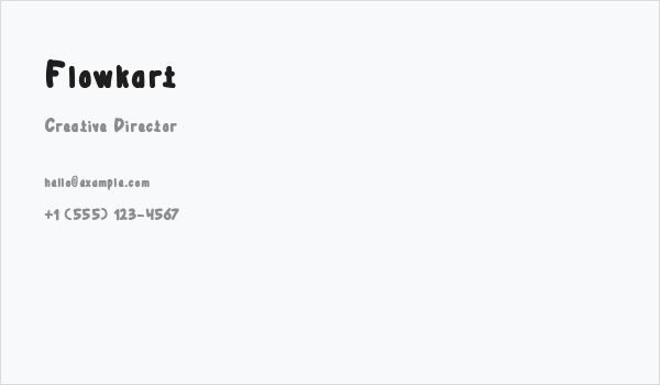 Flowkart Business Card