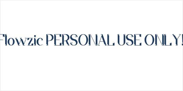 Flowzic PERSONAL USE ONLY! Logo